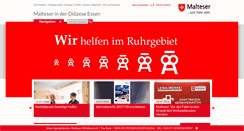 Desktop Screenshot of malteser-essen.de